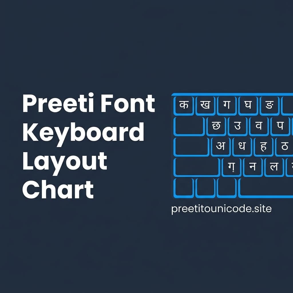 Preeti Font Keyboard Layout: Every Key Mapped (Complete Chart)