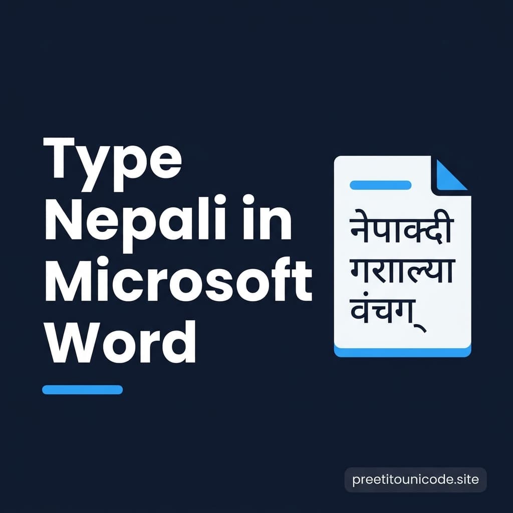 How to Type Nepali in Microsoft Word: 3 Simple Methods (2025)